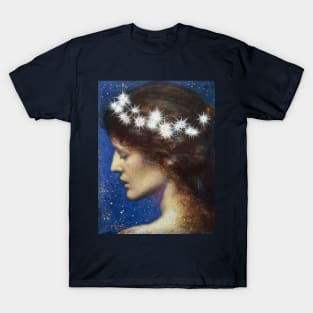 Night - Star of Heaven - Edward Robert Hughes T-Shirt